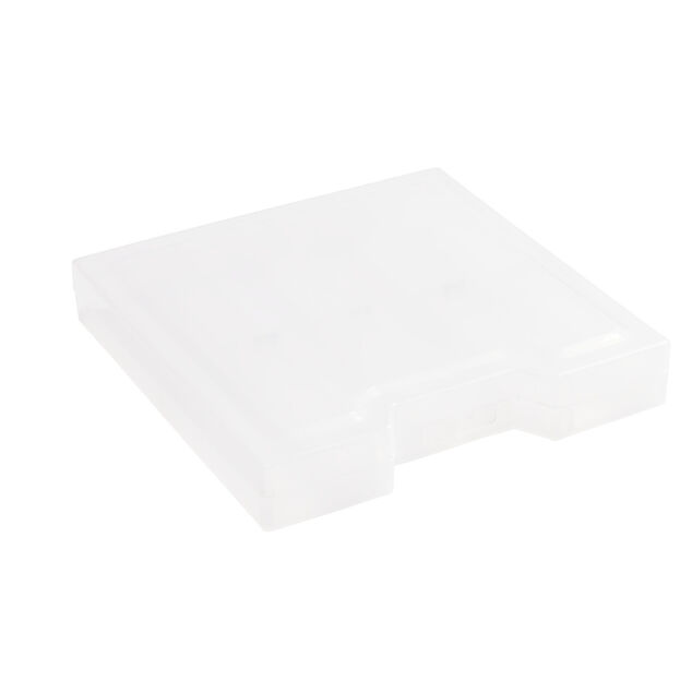 Bo&icirc;te de rangement x4 plastique empilable 13x13xH9,5cm