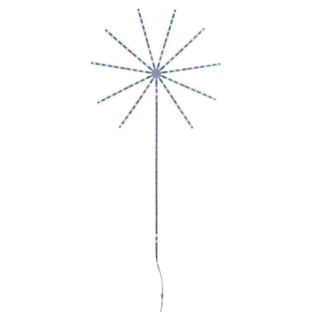 Feu d'artifice led couleurs changeantes H138cm