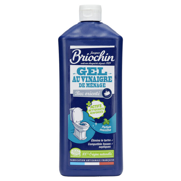 Gel nettoyant WC canalisation Briochin au vinaigre parfum menthe 750ml