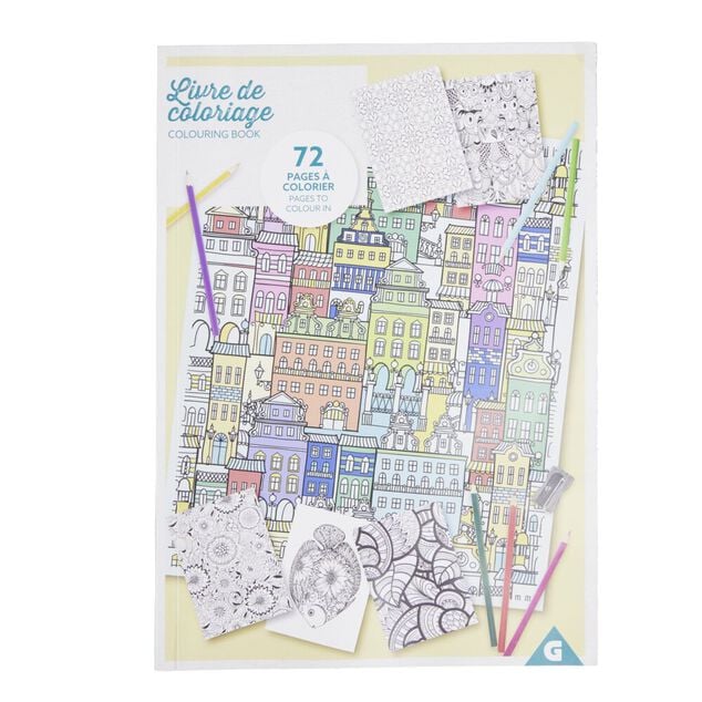 Livre de coloriage pour adulte A4 de 72pages 29,7x21cm