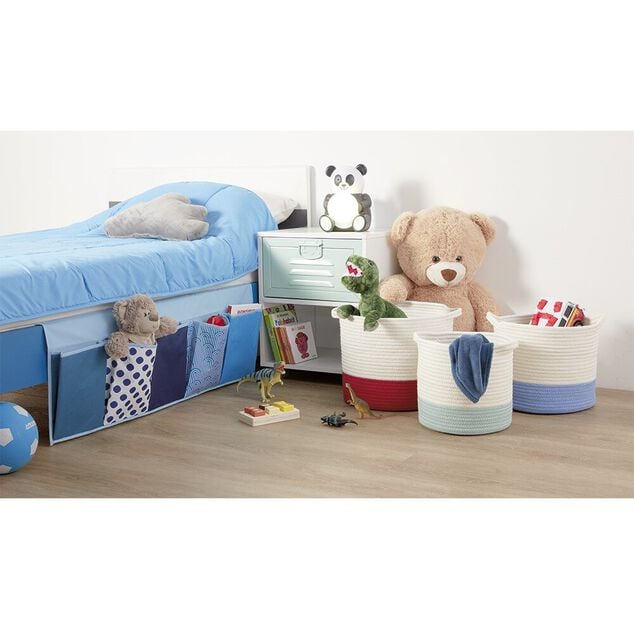 Rangement pour lit enfant avec 5 poches