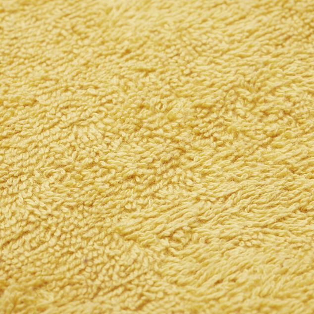 Drap de bain maxi 90x150cm coton jaune ocre