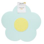 Prot&egrave;ge-po&ecirc;le x3 feutrine forme fleur &Oslash;38cm (2 mod&egrave;les)