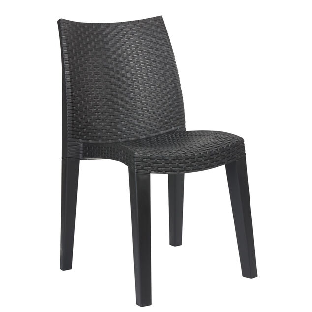 Chaise de jardin Sydney gris anthracite