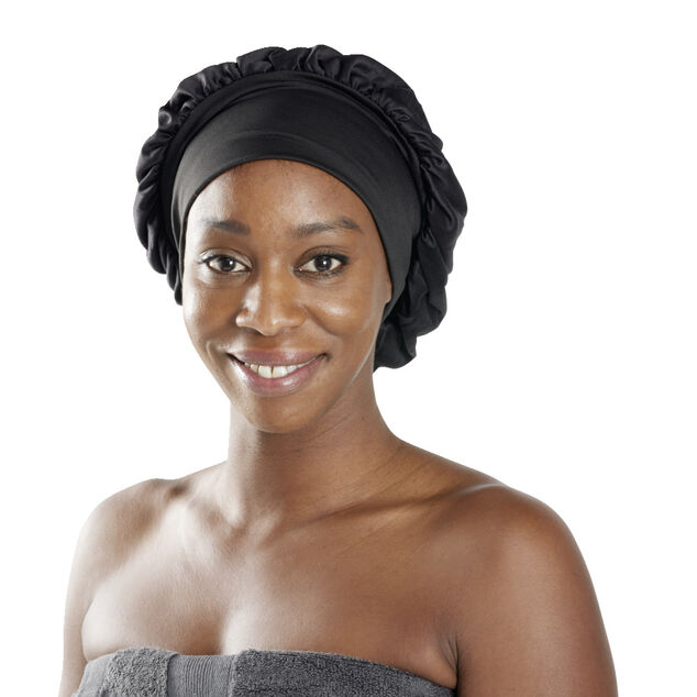 Bonnet de douche satiné 28x24xH28cm (2 modèles)