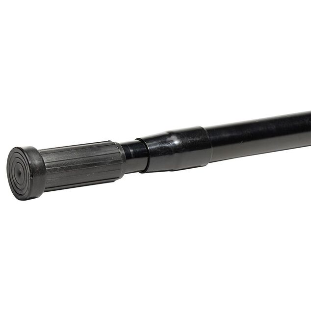 Barre de douche extensible noir 110-200 cm