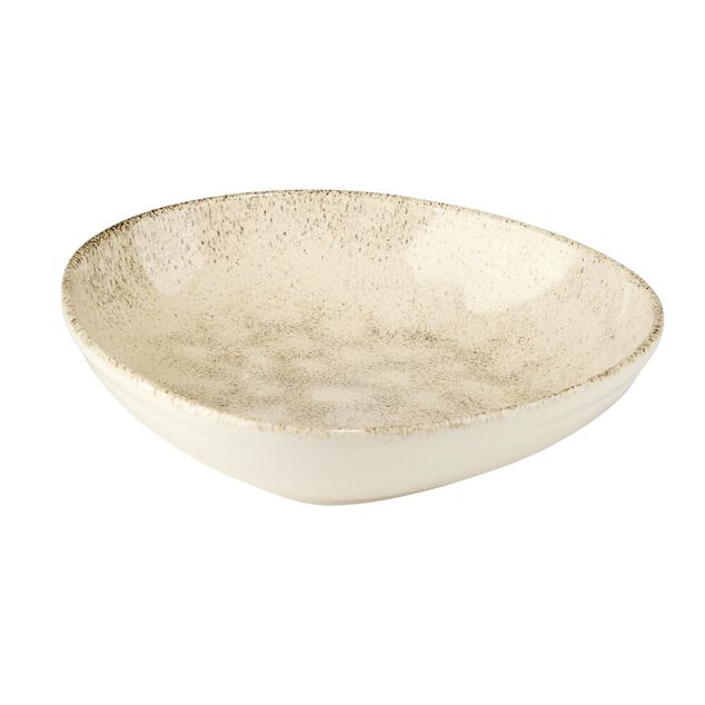 Assiette creuse fa&iuml;enceTrior beige 20,5x23cm
