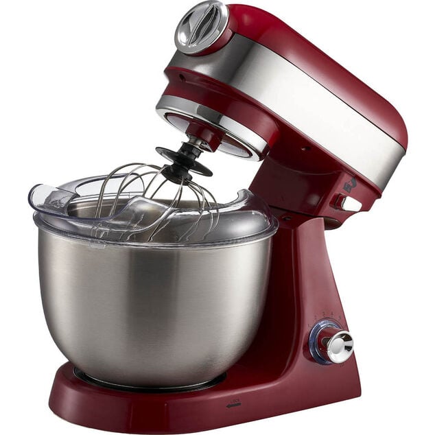 Robot p&acirc;tissier Cuisilux 4 en 1 gris et rouge 5 L