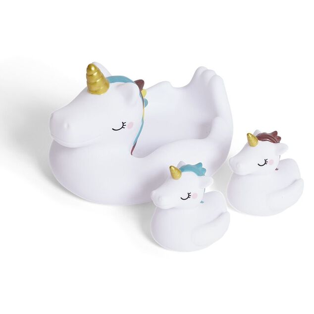 Jouet de bain licorne x3