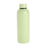 Bouteille isotherme 500ml inox couleur pastel unie (2 mod&egrave;les vert ou jaune)