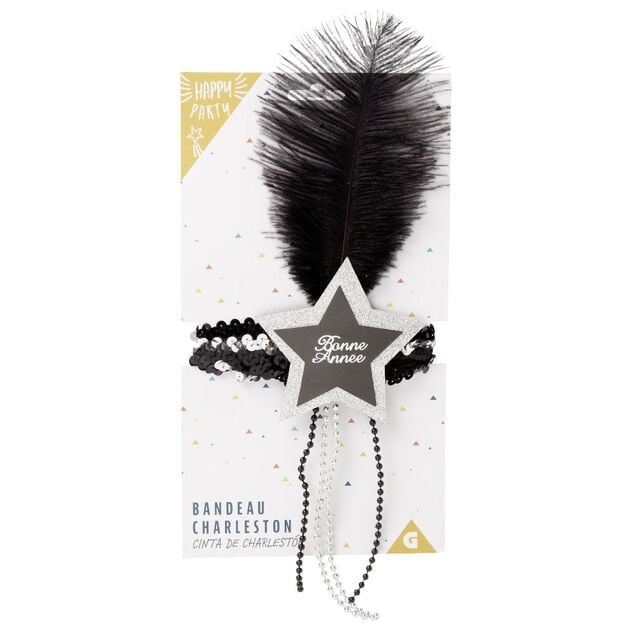 Bandeau Charleston dor&eacute; ou argent&eacute;