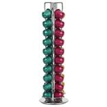 Porte capsules rotatif en inox Ø11xH37cm