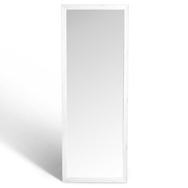 Miroir XL plastique blanc 72,5x195cm