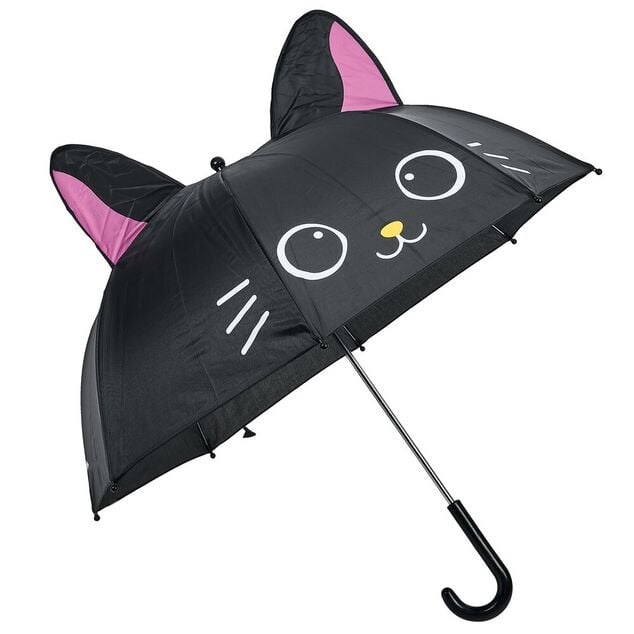 Parapluie oreille enfant polyester fer et plastique multicolore