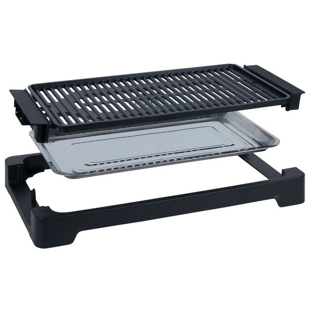 Plancha grill &eacute;lectrique Homday 29x53cm 2000W
