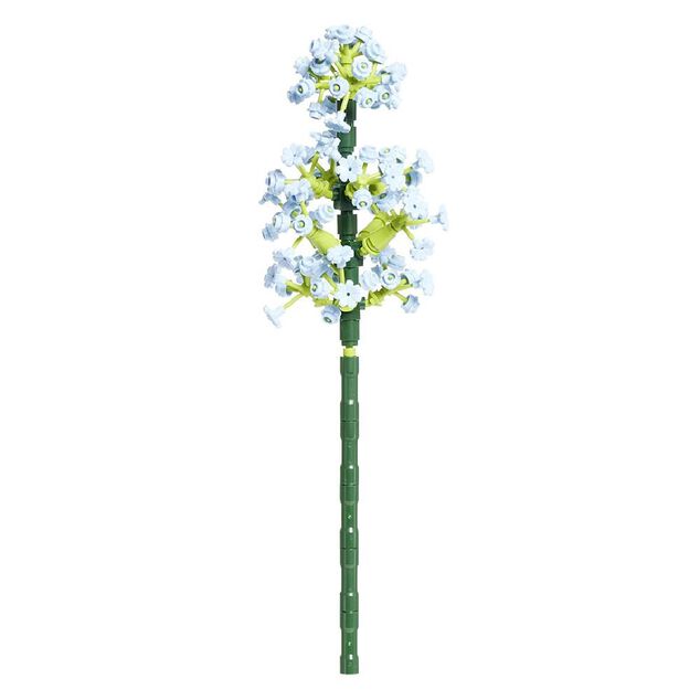 Lys fleur &agrave; construire H16cm 70 pi&egrave;ces - 4 mod&egrave;les