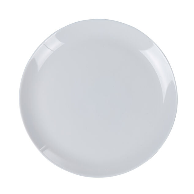 Assiette plate ronde verre Luminarc Diwali grise &Oslash;25cm
