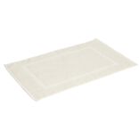 Tapis salle de bain coton beige 40x70cm