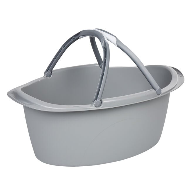 Bassine avec anse 25 L gris
