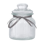 Bonbonnière en verre transparent 0,6L