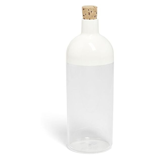 Bouteille récipient 900ml plastique transparent
