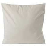 Housse de coussin velours 40x40cm blanc