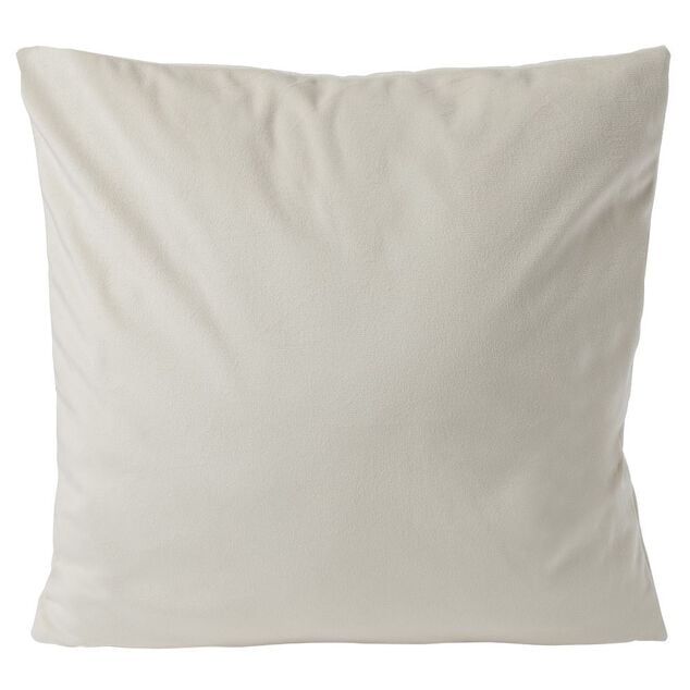 Housse de coussin velours 40x40cm blanc