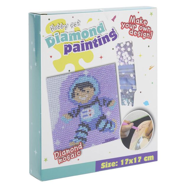 Kit cr&eacute;ation mosa&iuml;que Diamond Painting 17x17cm