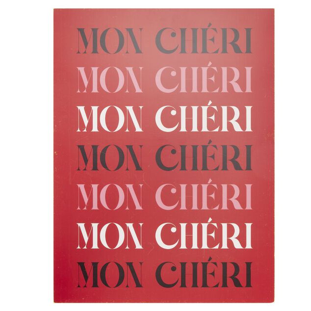 Affiche x3 th&egrave;me amour 30x40cm (2 mod&egrave;les)