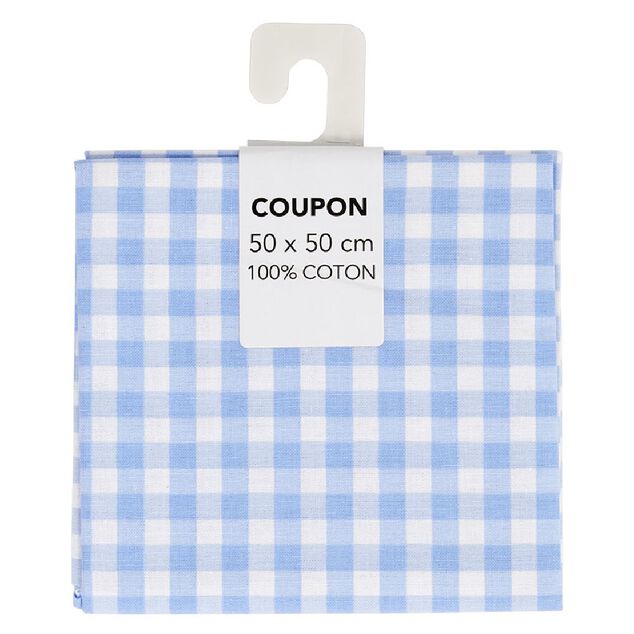 Coupon tissu 100% coton 50x50cm