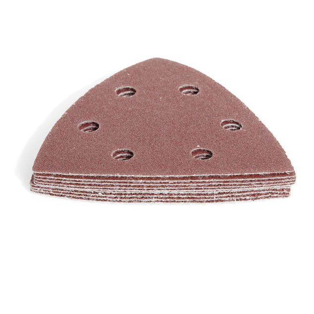 9 patins abrasifs en Corindon pour ponceuses vibrantes - 93 x 93 mm