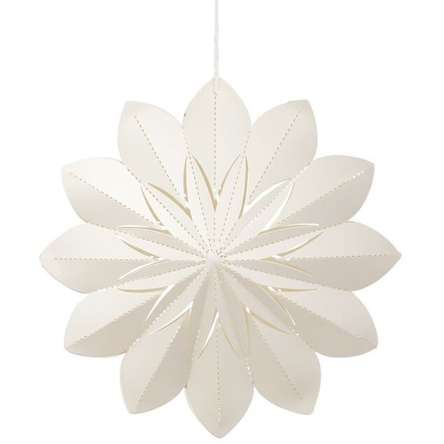 Étoile origami à suspendre blanc ø19 cm