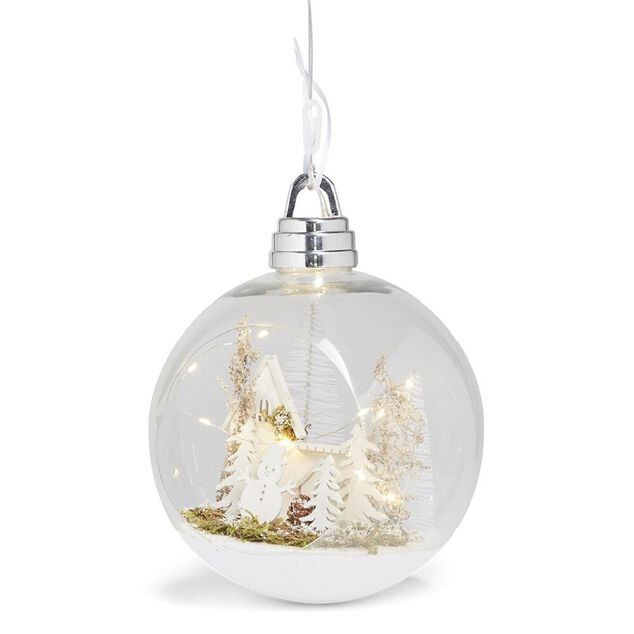 Boule lumineuse à suspendre Ø20,5cm - 2 modèles