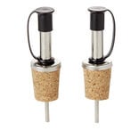 Bouchon en liège avec bec verseur inox x2