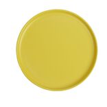 Assiette &agrave; dessert ronde Nordic porcelaine jaune &Oslash;22cm