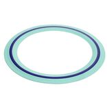 Frisbee disque volant caoutchouc et plastique vert menthe &Oslash;28,5cm