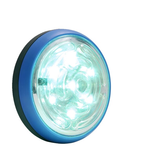 Lumi&egrave;re de piscine 7LED RVB aimant&eacute;e avec t&eacute;l&eacute;commande &Oslash;12xH4cm