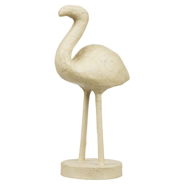 Flamand rose en papier mach&eacute;