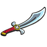 Épée pirate en mousse L53cm