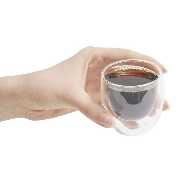 Lot de 2 verres double paroi 80ml