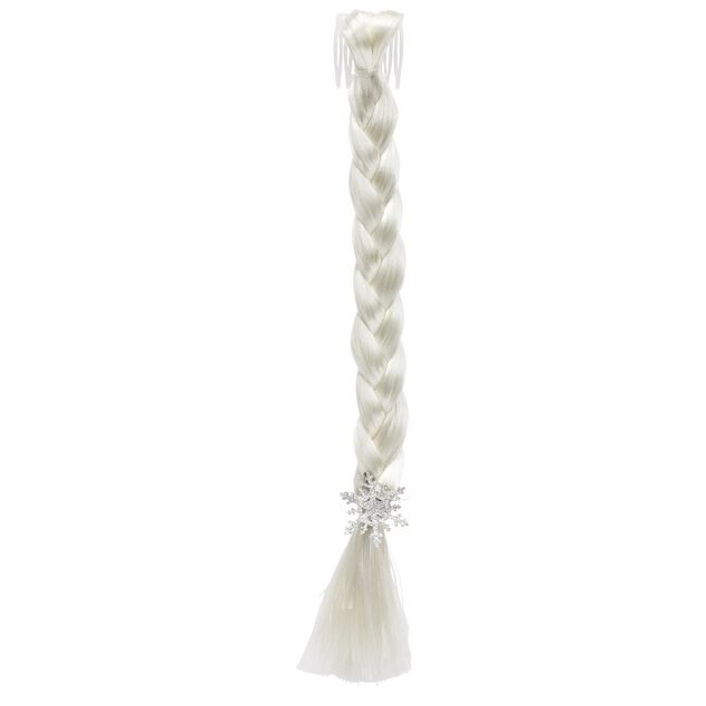 Tresse princesse blonde