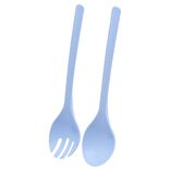 Couverts &agrave; salade plastique color&eacute; L26,5cm