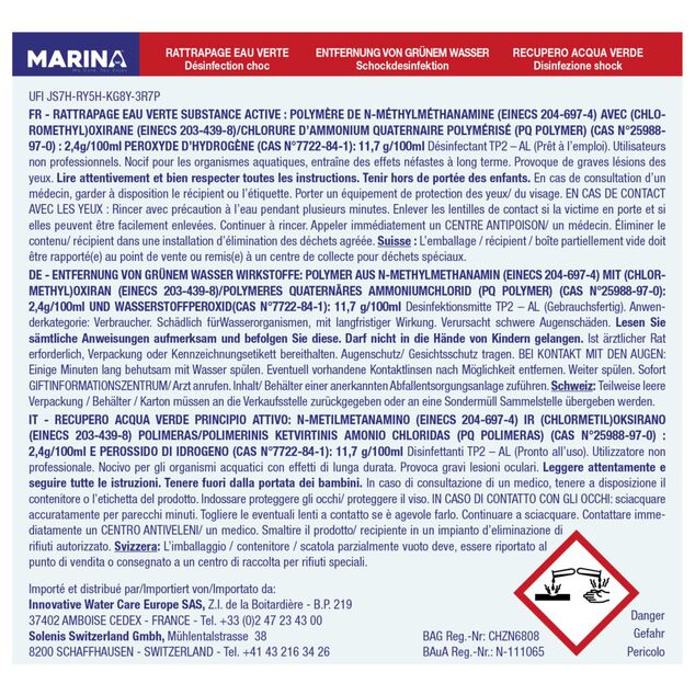 Rattrapage eaux vertes 3L