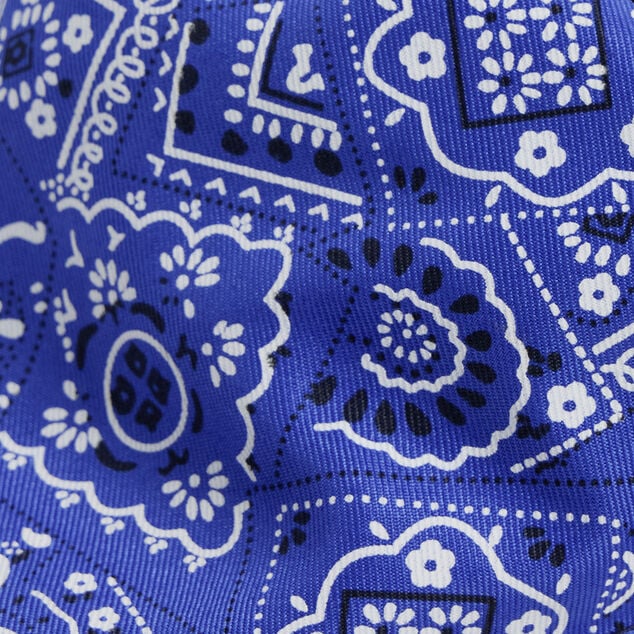 Collier bandana pour chien taille L polyester bleu