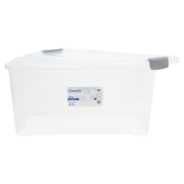 Box de rangement Combi Tontarelli 43 L transparent