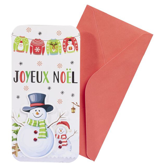 Enveloppe cadeau porte-billets (10 modèles)