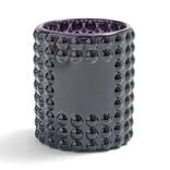 Bougeoir bubble noir Ø7,8cm