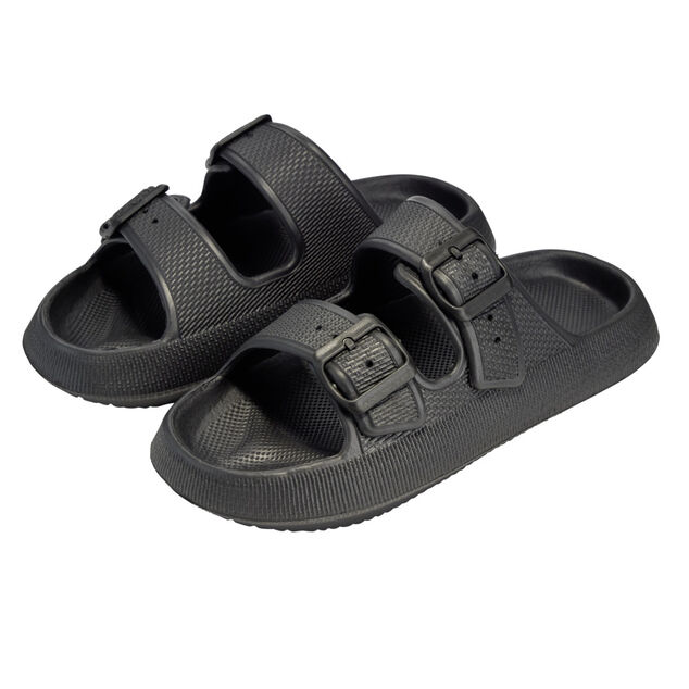 Sandales unisex 2 brides plastique noir 36/37