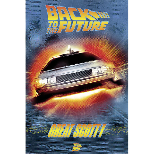 Poster Retour vers le Futur - Great Scott
