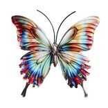 Papillon d&eacute;coratif &agrave; suspendre en m&eacute;tal 18xH17cm